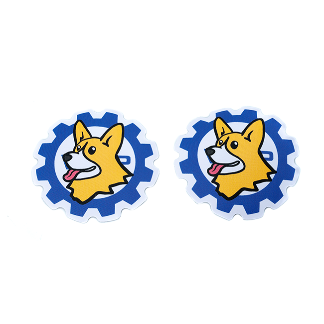 WCP Corgi Logo Die Cut Sticker