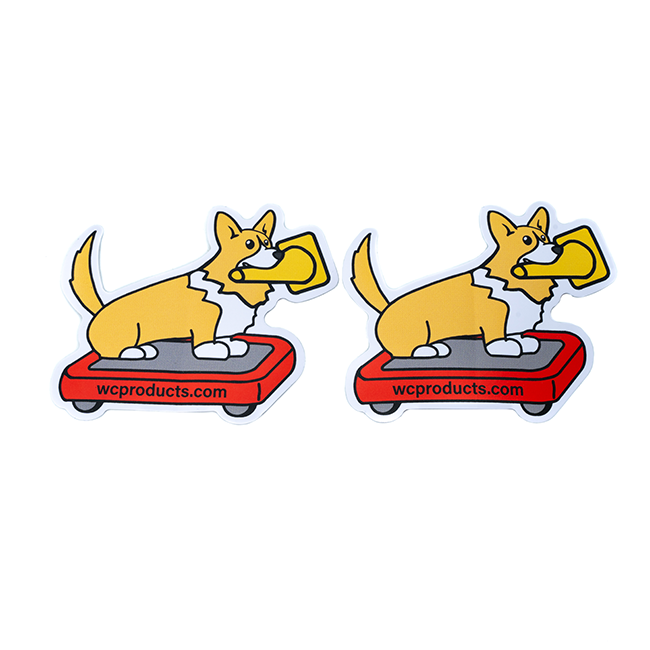 WCP Corgi Cone 2023 Die Cut Sticker