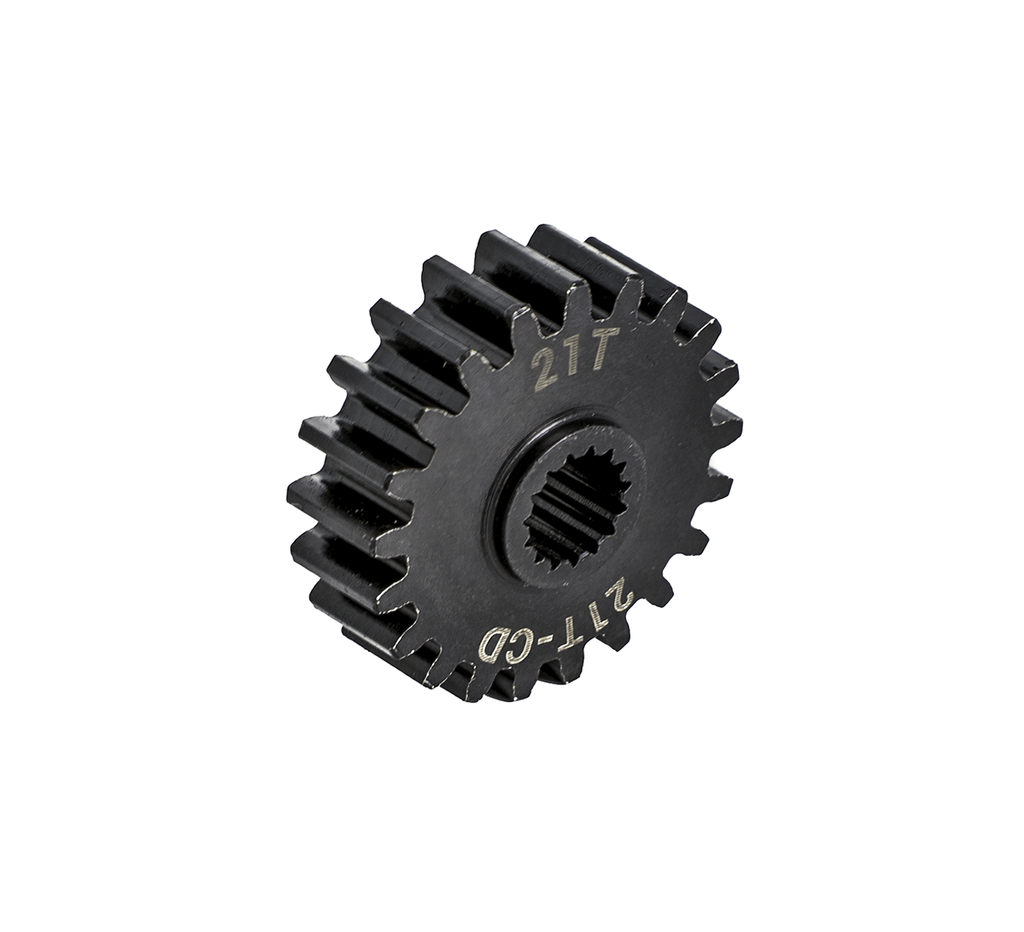 21t Steel Spur Gear (20DP, 21t CD, 8mm SplineXS Bore)