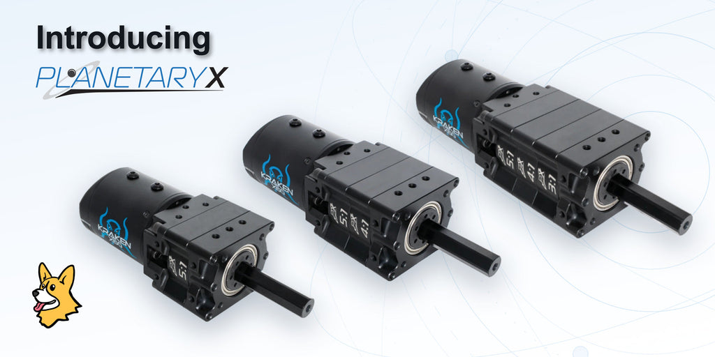WCP PlanetaryX modular planetary gearbox