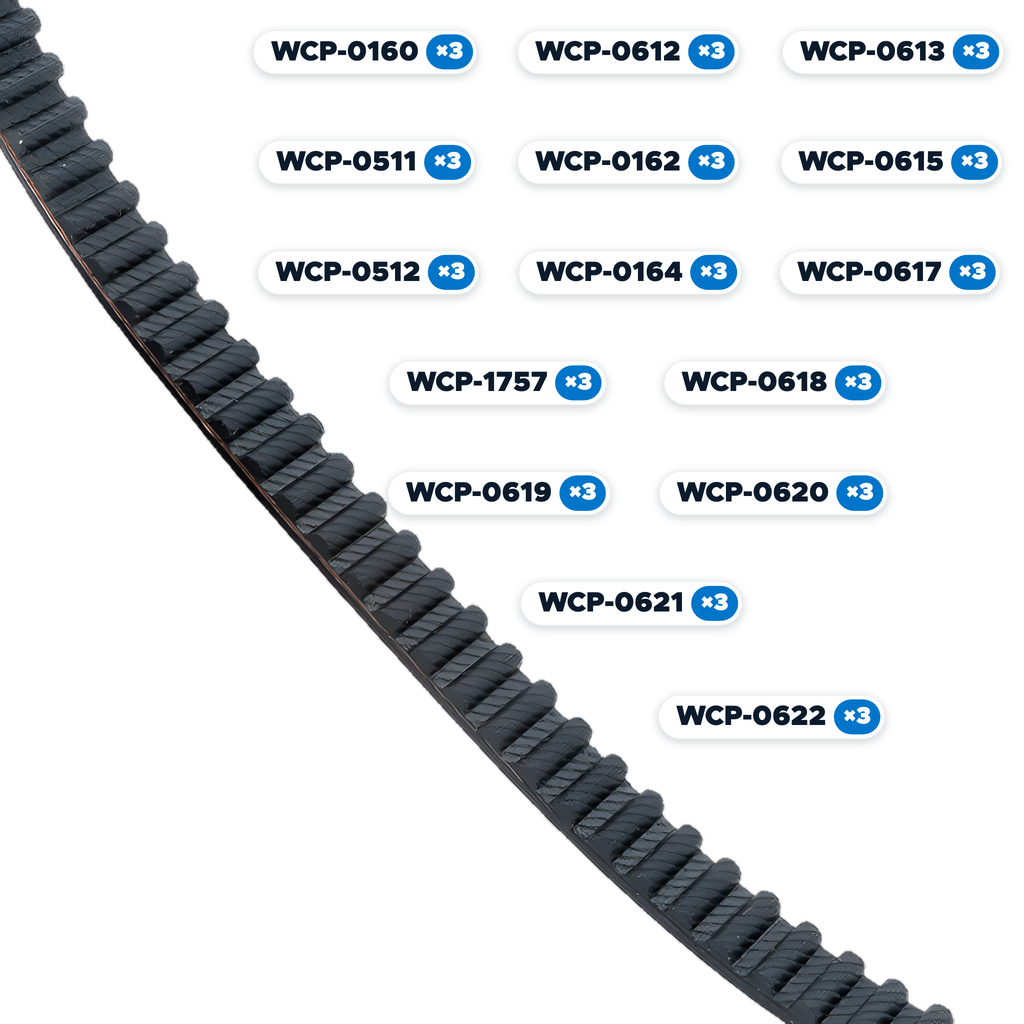 BND-0025 - HTD 9mm Belts Bundle (30t-90t)