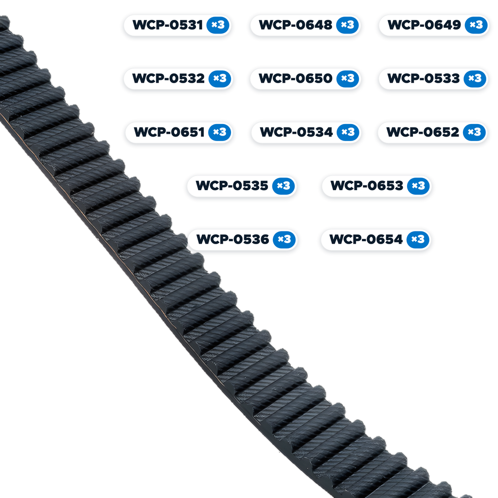 BND-0030 - HTD 15mm Belts Bundle (95t-150t)