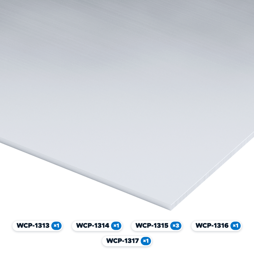 BND-0047 - 6061-T6 Aluminum Sheet Bundle (24" x 48")