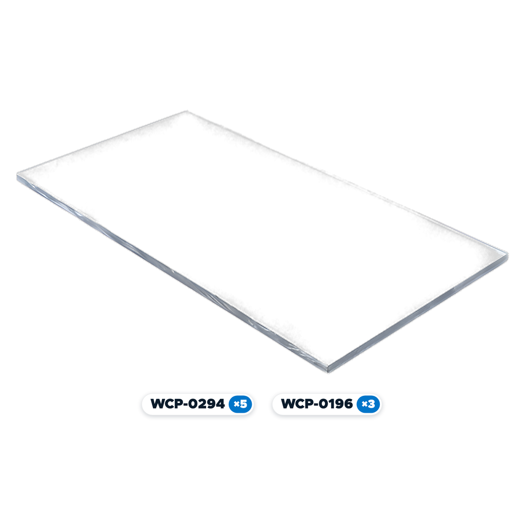 BND-0048 - Clear Polycarbonate Sheet Bundle (24" x 48")