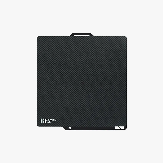 Bambu 3D Effect Sheet, Carbon Fiber, X1 Series/P1 Series/A1