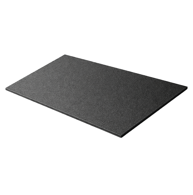 1/4" HDPE Sheet with Orange Peel Finish (Black, 24" x 48")