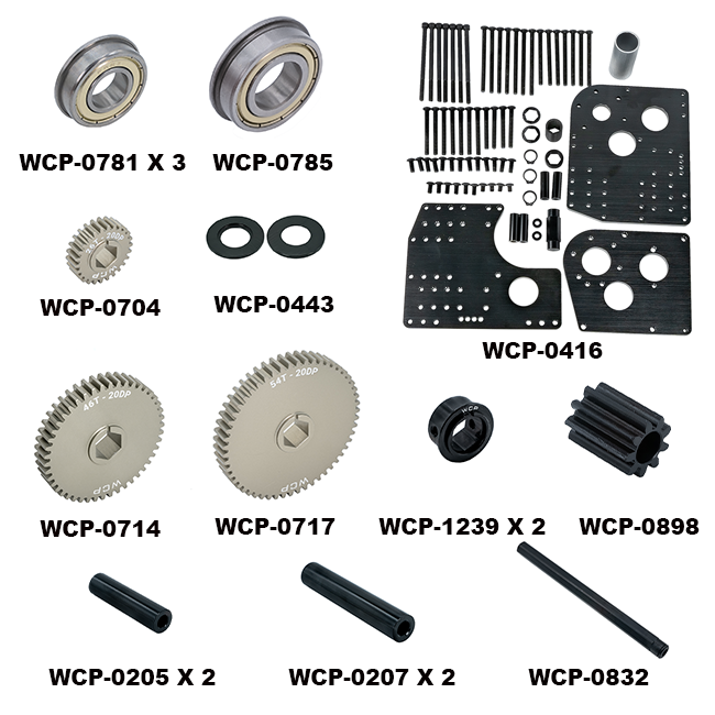 Kit: GreyT Telescope Gearbox (Cim, 10.62:1)