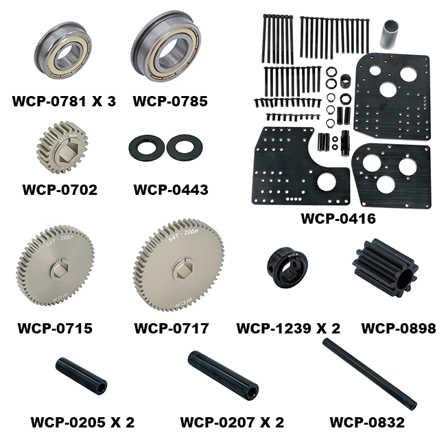 Kit: GreyT Telescope Gearbox (Cim, 15.60:1)