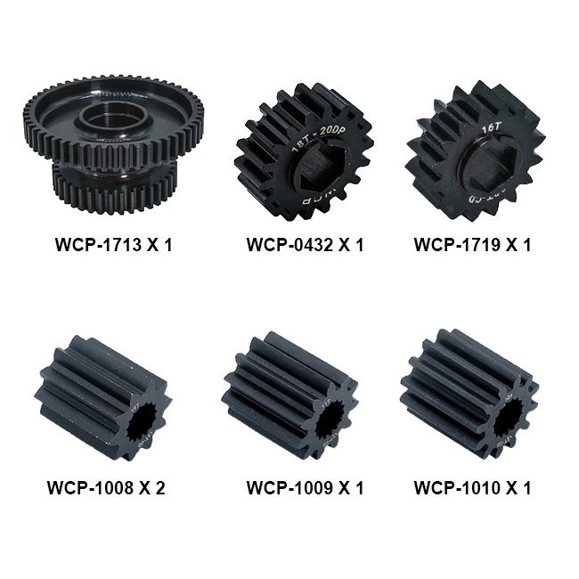 Kit: X1/X2 Ratio Set (8mm SplineXS Bore, Swerve X2)