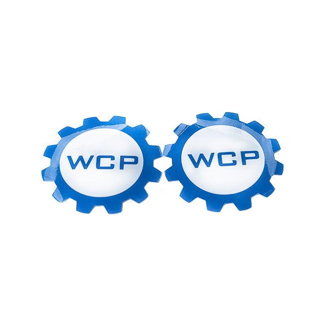 WCP Logo Die Cut Sticker (Blue, 2-Pack)