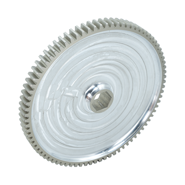 82t Pocketed Aluminum Spur Gear (20 DP, 1/2" Hex Bore)