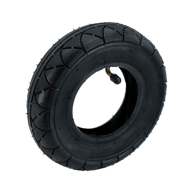 Pneumatic Wheel Tire (8" OD, SmoothGrip)