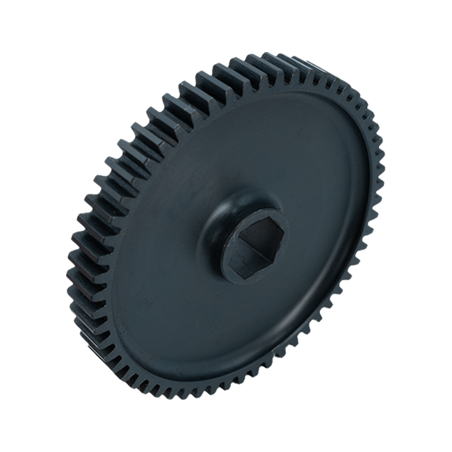58t Pocketed Steel Spur Gear (20 DP, 1/2" Hex Bore)