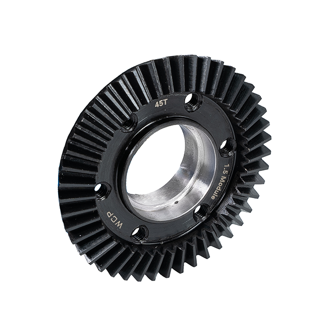 45t Steel Bevel Gear (1.5 Module, Round Bore)