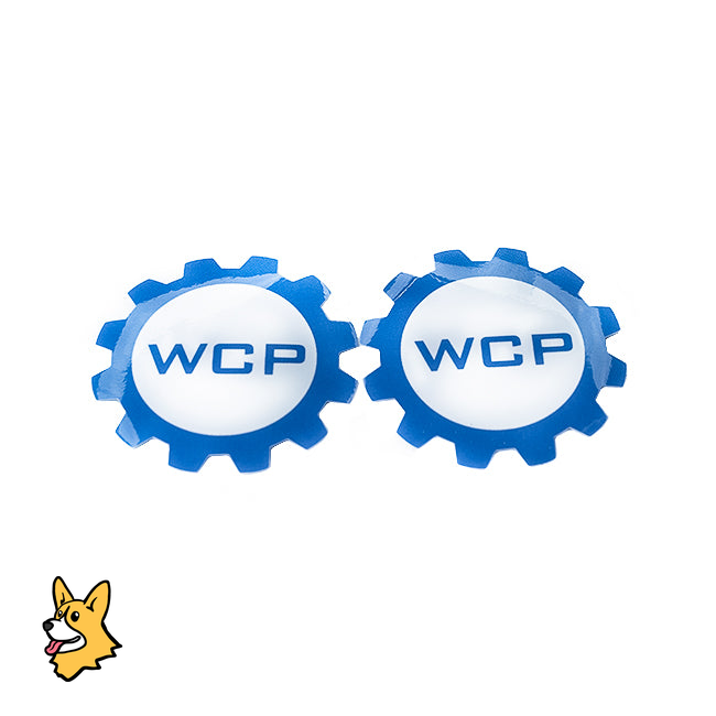 WCP-0371 - WCP Gear Logo Sticker (Blue)
