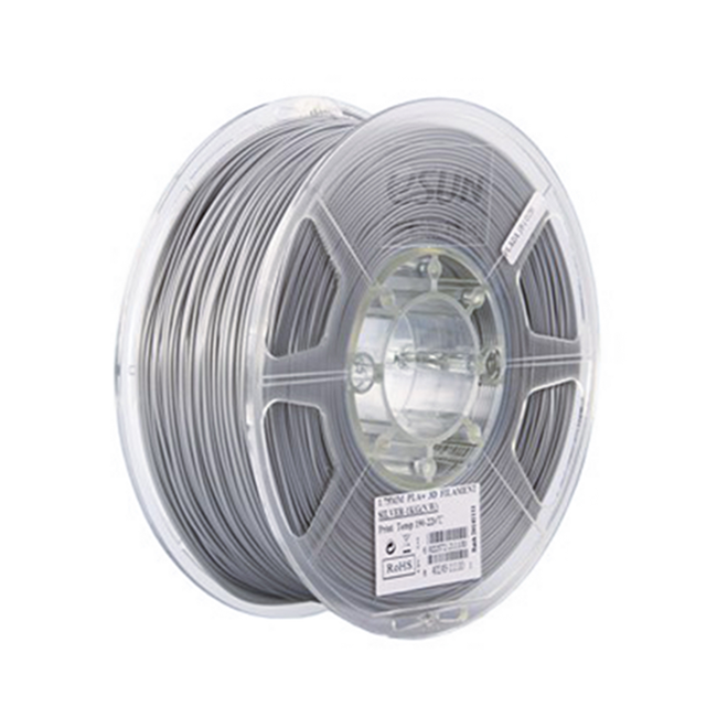 eSun Silver PLA+ (1.75mm, 1KG Spool)