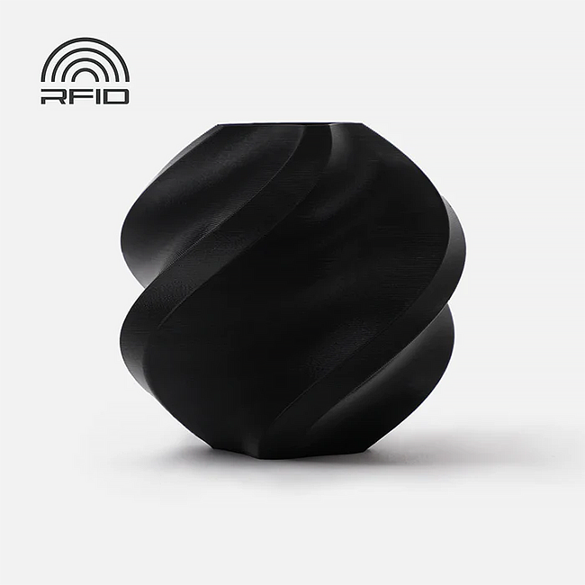 Bambu Lab Black PLA Basic (1.75mm, 1KG Refill)