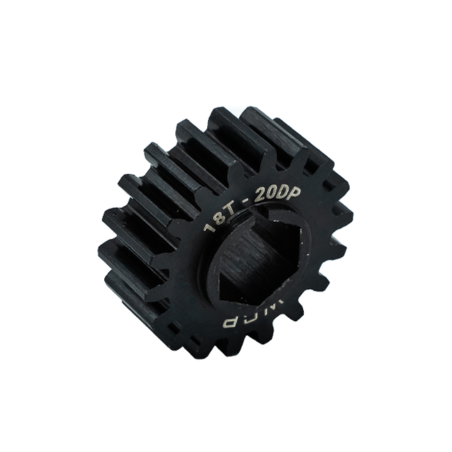 18t Steel Spur Gear (20 DP, 3/8" Hex Bore)