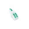 Wire Lever Nut (1 to 2 Slot Green, Clear) (10-Pack)