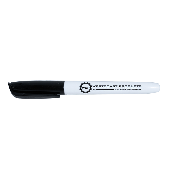 WCP Logo Dry Erase Marker (Black, 10-Pack)