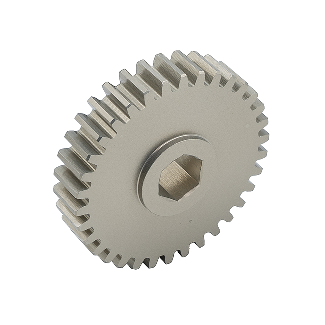 34t Aluminum Spur Gear (20 DP, 3/8" Hex Bore)