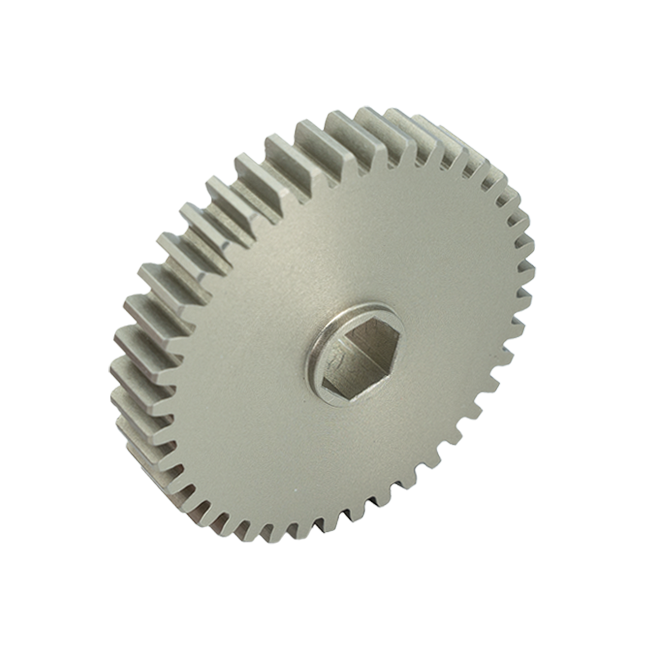 40t Aluminum Spur Gear (20 DP, 3/8" Hex Bore)