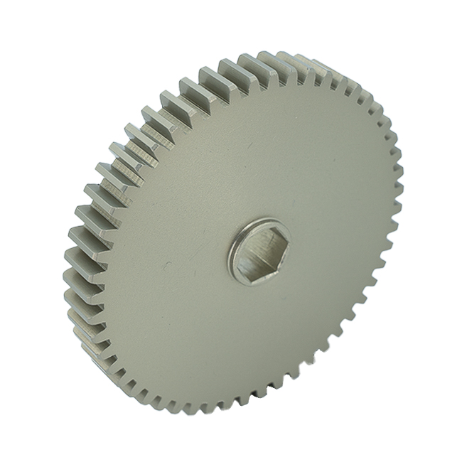52t Aluminum Spur Gear (20 DP, 3/8" Hex Bore)