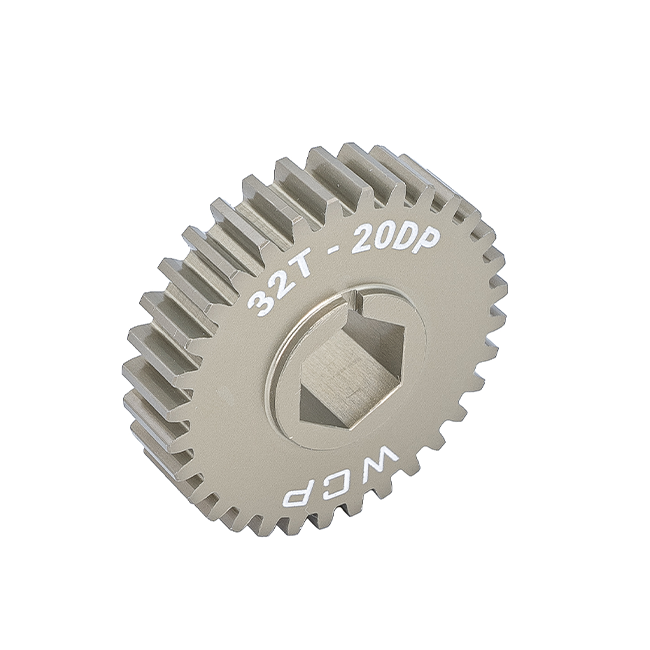 32t Aluminum Spur Gear (20 DP, 1/2" Hex Bore)