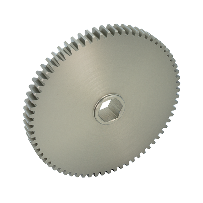 68t Aluminum Spur Gear (20 DP, 1/2" Hex Bore)