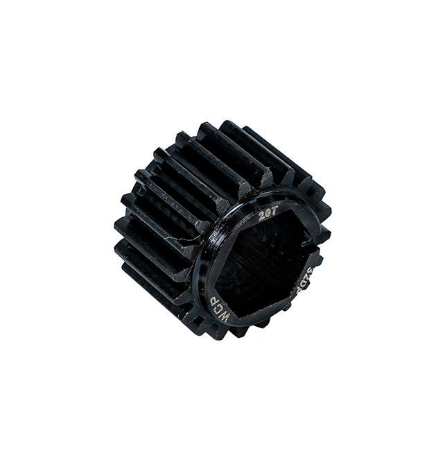 20t Steel Spur Gear (32 DP, 3/8" Hex Bore)