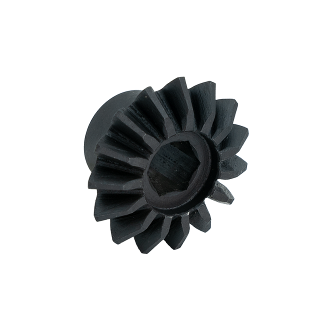 15t Steel Bevel Gear (12 DP, 3/8" Hex Bore)