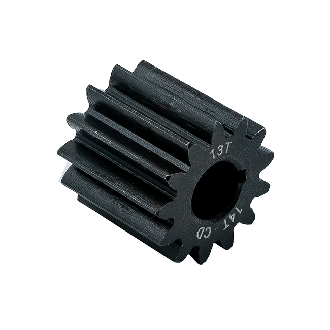 13t Steel Spur Gear (20 DP, 14t Center Distance, 8mm Key Bore)