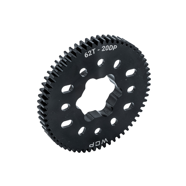 62t Steel Spur Gear (20 DP, SplineXL Bore)