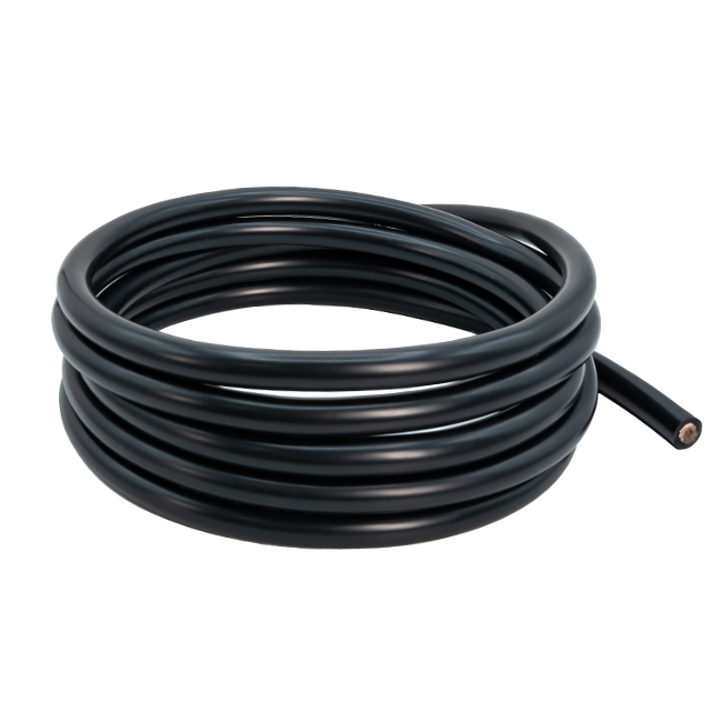 4 AWG Silicone Battery Wire (Black, 10ft)