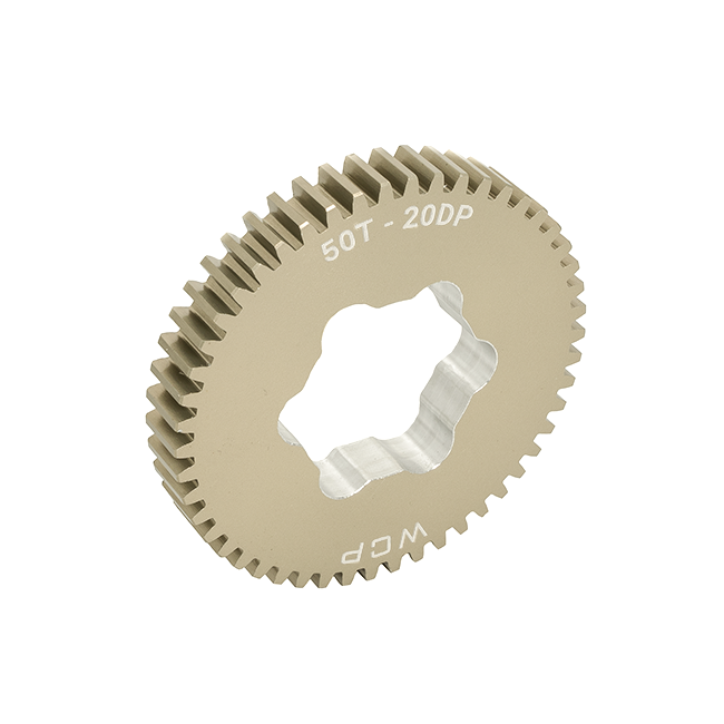 50t Aluminum Spur Gear (20 DP, SplineXL Bore)