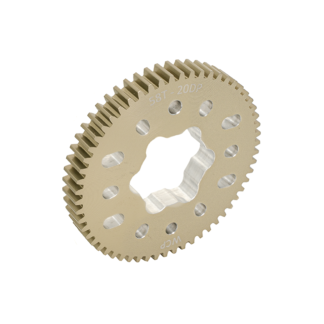 58t Aluminum Spur Gear (20 DP, SplineXL Bore)