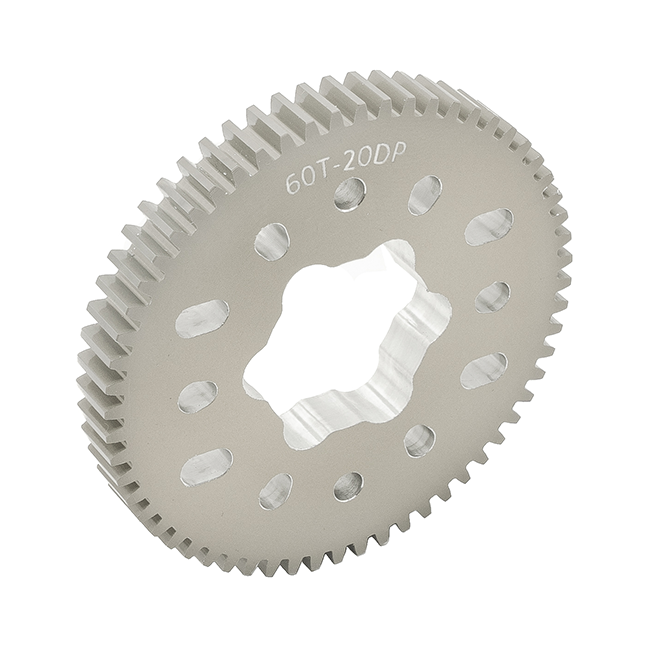 60t Aluminum Spur Gear (20 DP, SplineXL Bore) – WestCoast Products