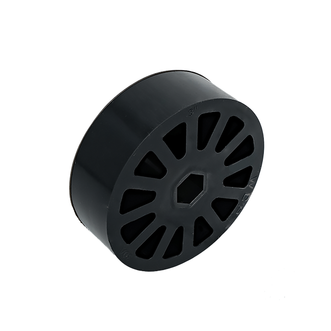3" OD x 1" Wide Straight Flex Wheel (1/2" Hex, 60A)