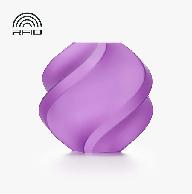 WCP-1320 - Bambu Lab Purple PLA Translucent (1.75mm, 1KG Spool)