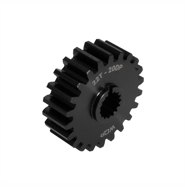 WCP-1386 - 22t 1/2" Wide Steel Spur Gear (20 DP, 8mm SplineXS Bore)