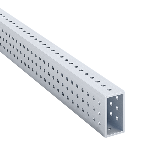 WCP-1428 - 2" x 1" x 0.093" Aluminum Tube Stock 2" Pattern (47")
