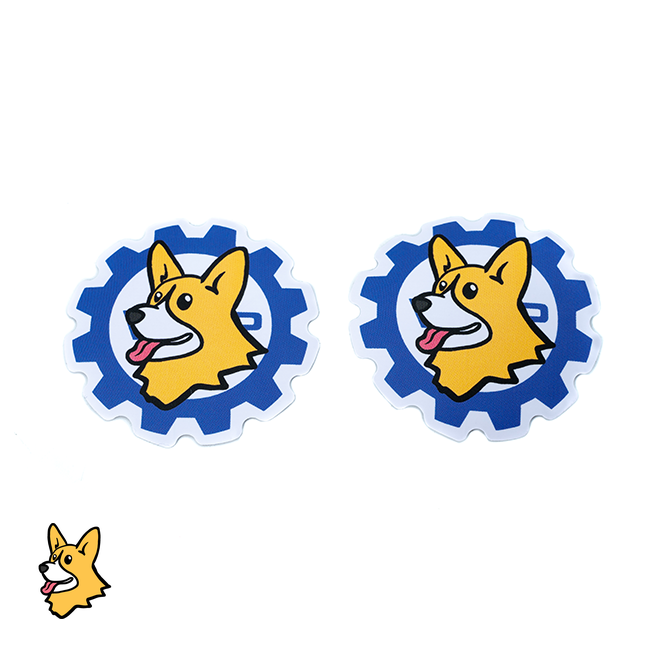 WCP-1595 - WCP Gear Corgi Logo Sticker