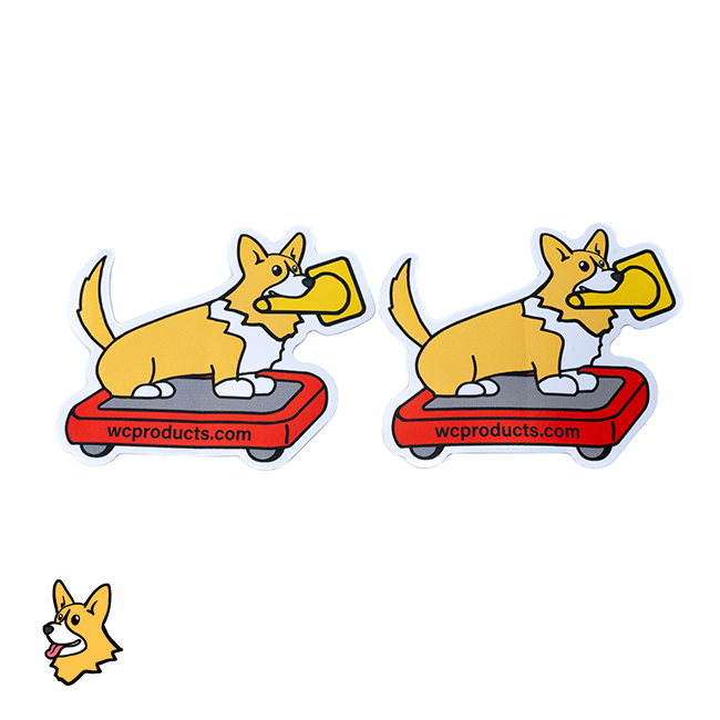 WCP-1596 - WCP Corgi Cone 2023 Sticker