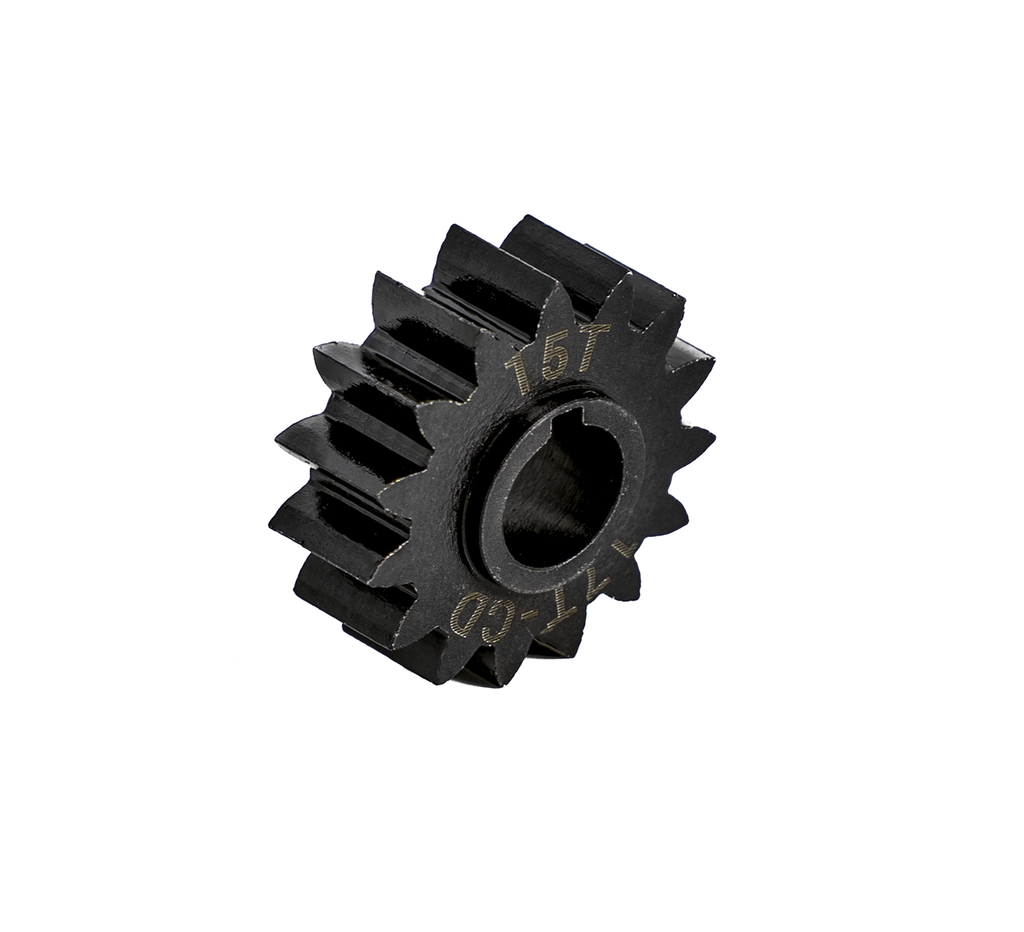 15t Steel Spur Gear (20DP, 17t CD, 8mm Key Bore)