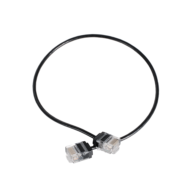 1ft Slim Ethernet Cable (32AWG, Ultra Short Boot)
