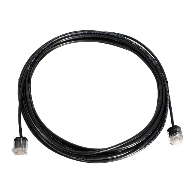 15ft Slim Ethernet Cable (32AWG, Ultra Short Boot)