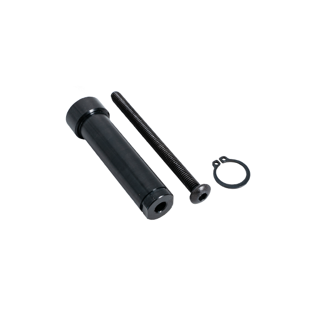 2-1/4" L x 1/2" OD Stub Shaft (Aluminum, 1/4" Bore) (2-Pack)