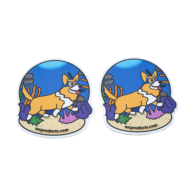 WCP Corgi Reefscape 2024 Sticker (2-Pack)