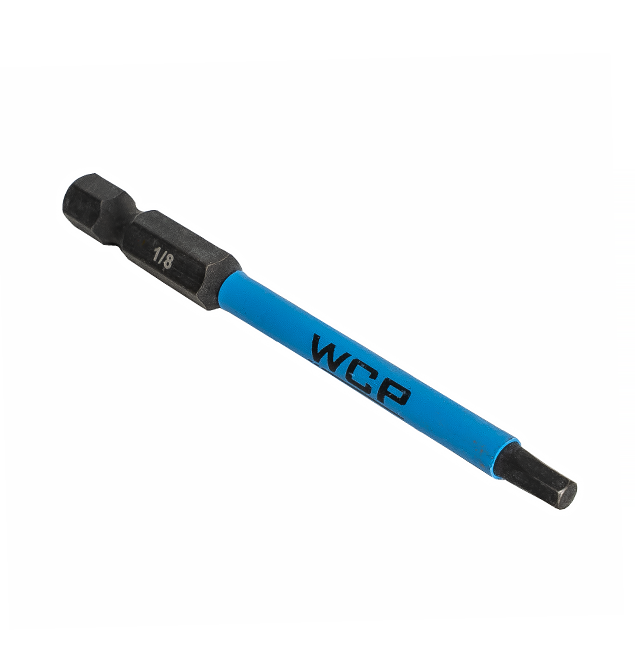1/8" Hex Bits (75mm Length, 2 Pack)