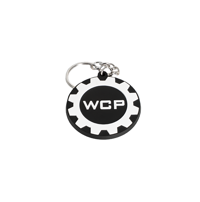 WCP Logo PVC Keychain (Black) (2-Pack)